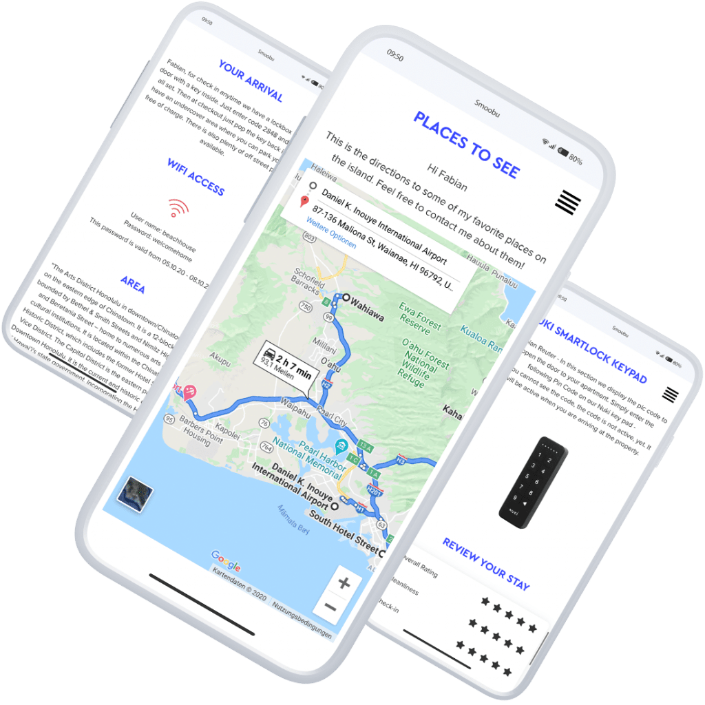 Ferienhaus Kellerwald Interaktive Kartenansicht auf einem Smartphone zur Navigation und Standortinformationen Ferienhaus Edersee