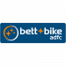 Ferienhaus Kellerwald Bett + Bike Logo des ADFC mit bunten Sternen Ferienhaus Edersee