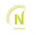 Logo with lettering 'Sustainable Destination Partner' in green , Vacation Home Lake Edersee, Vacation Home Kellerwald
