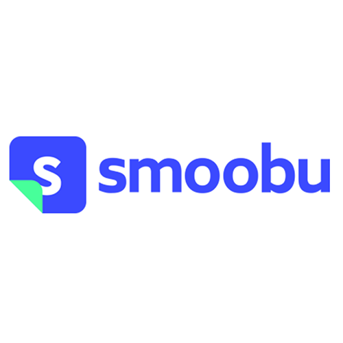 Smoobu Logo mit blauem Text und Icon , Ferienhaus Edersee, Ferienhaus Kellerwald