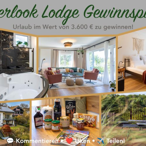Winactie voor verblijf in Overlook Lodge Kellerwald , Vakantiehuis Edersee, Vakantiehuis Kellerwald